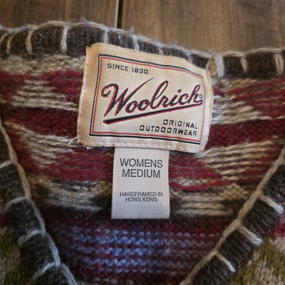 Woolrich Multicolor V-Neck Sweater - Picture 5 of 9